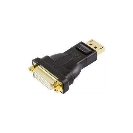 DisplayPort til DVI-D Single Link adapter, sort