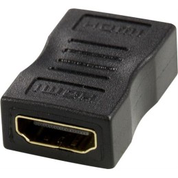 HDMI-adapter, 19-pin hun - hun, guldpletterede stik
